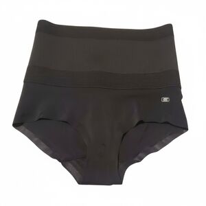 Black High-Rise Sculpting Briefs for Smooth Control